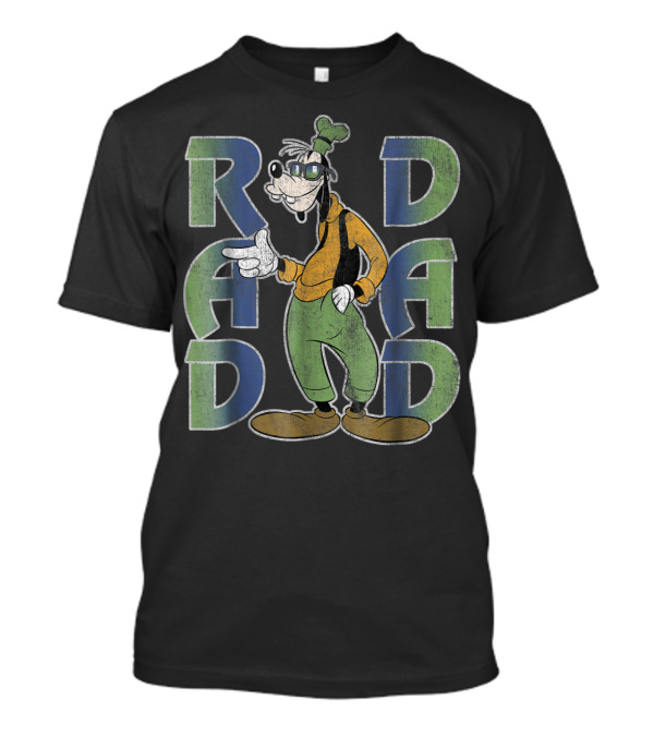 Disney Goofy Rad Dad Cool Retro Style Fun Cartoon Character T-Shirt