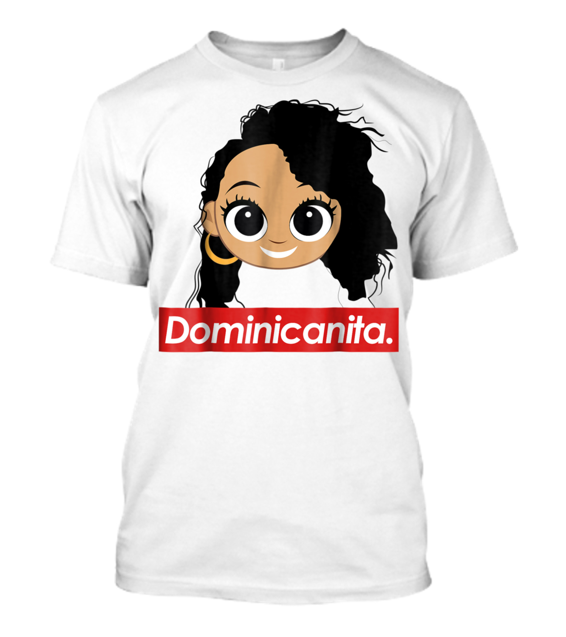 Dominicanita Curly Natural Hair T-Shirt