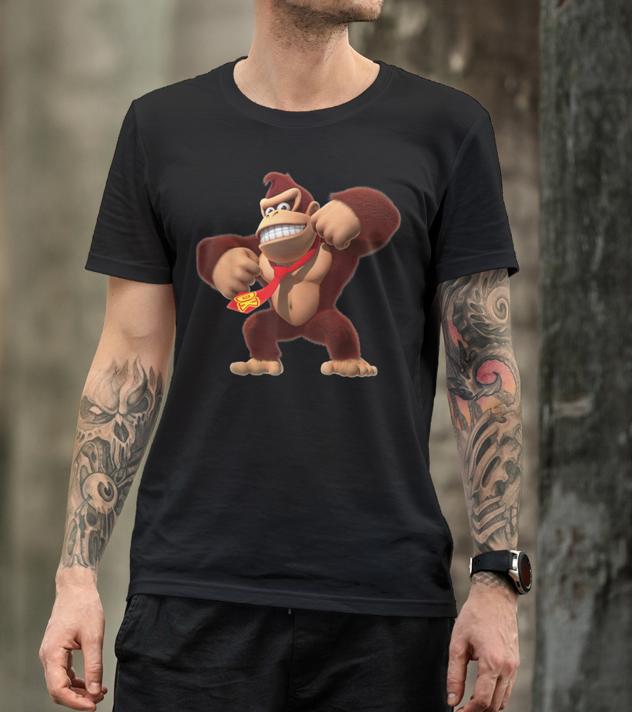 Donkey Kong Iconic Red Tie Pose T-Shirt