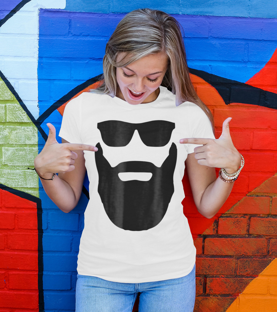 Beard And Sunglasses Iconic T-Shirt