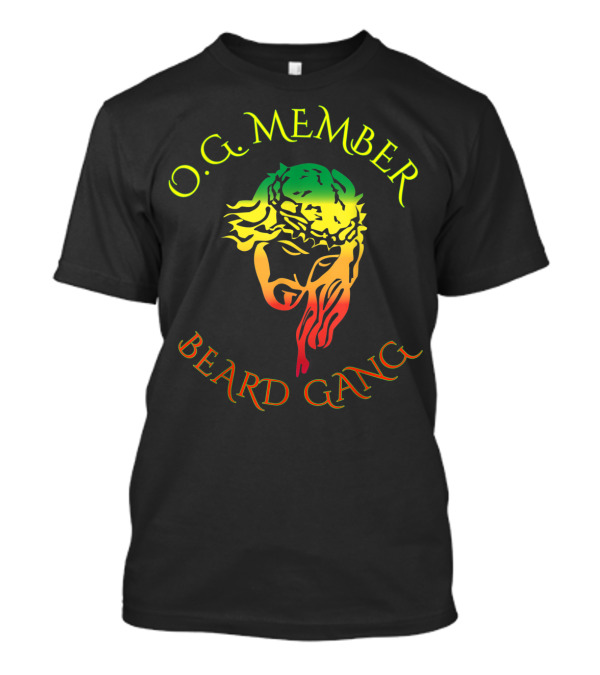 O.G. Member Beard Gang Jesus Beard T-Shirt