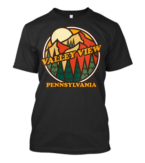 Valley View Pennsylvania Mountain Scene T-Shirt