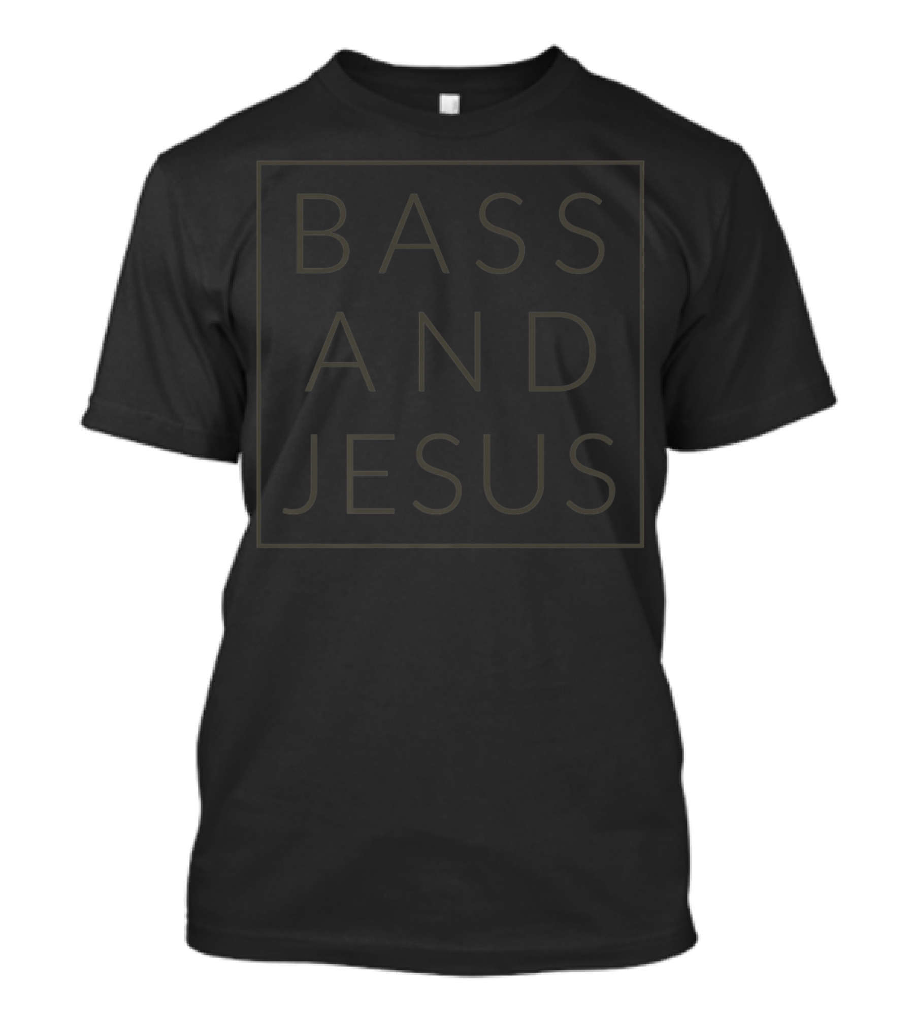 Bass And Jesus Christian Musician Bassist Faith T-Shirt