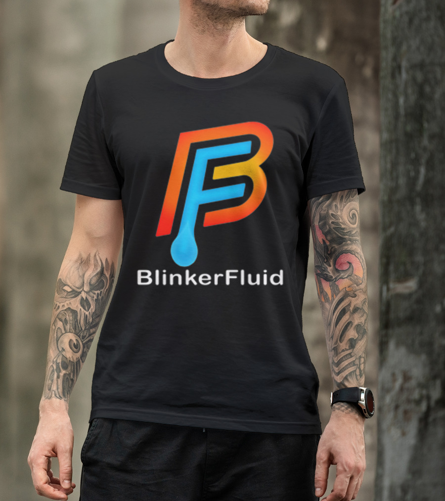 BF BlinkerFluid Logo With Droplet T-Shirt