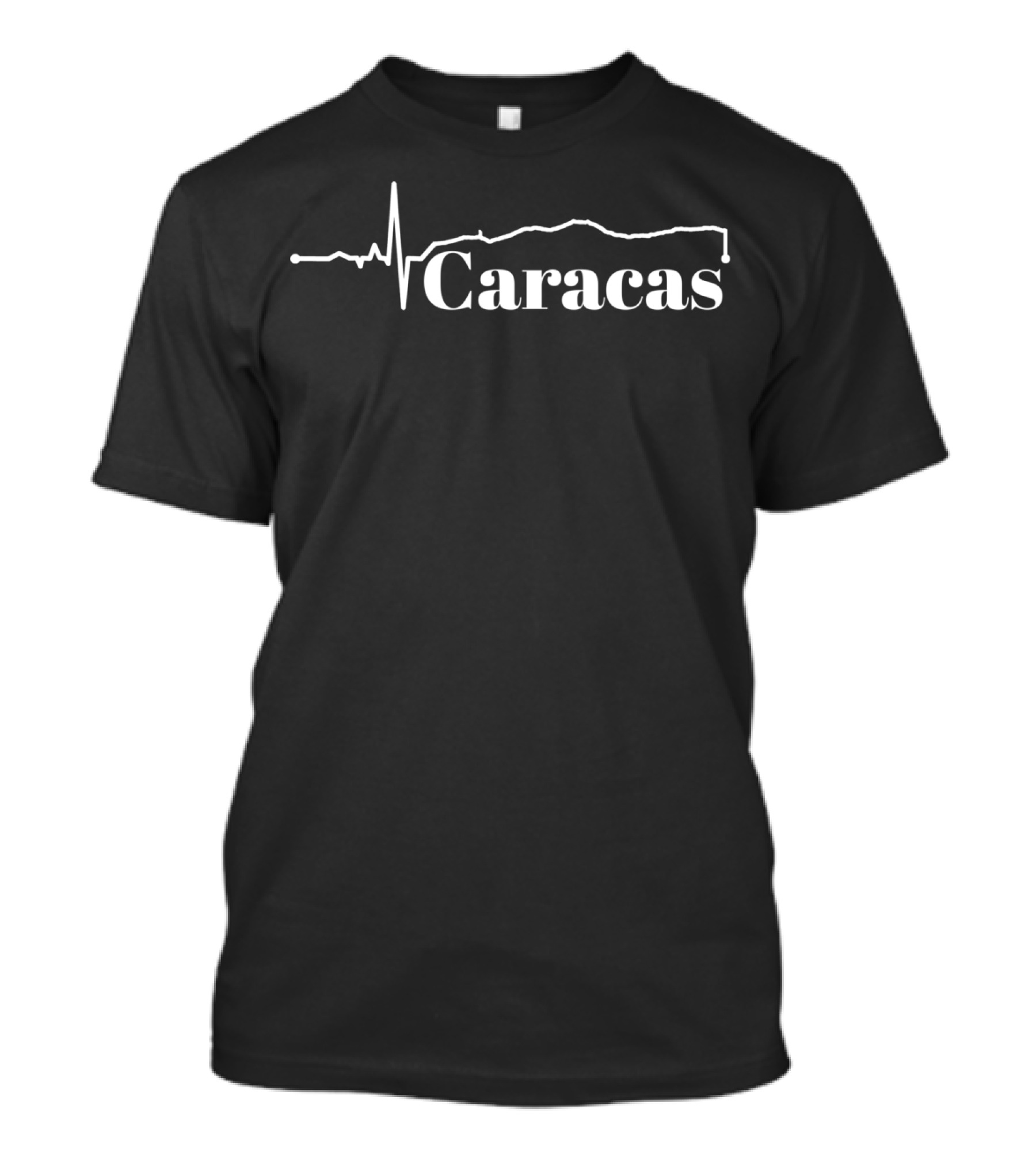 Caracas Avila Mountain Heartbeat Venezuela Immigrant T-Shirt