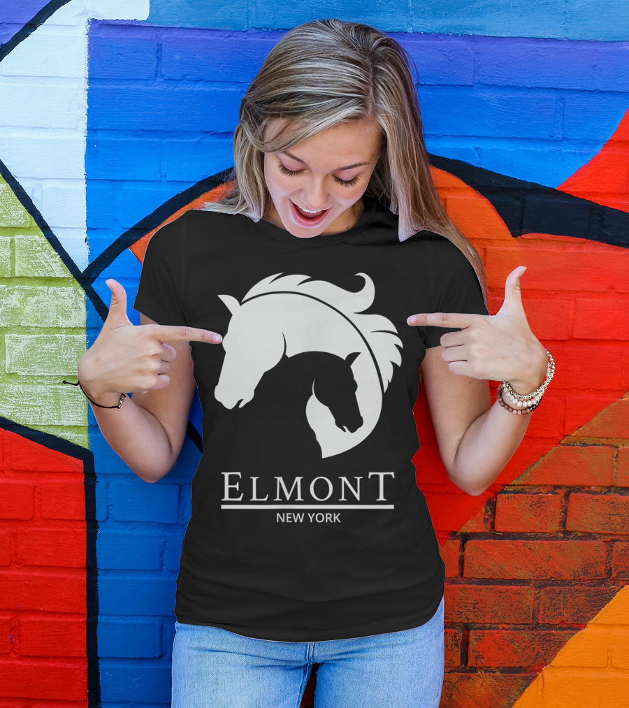 Elmont New York Horse Racing Fan Park Cool Belmont T-Shirt