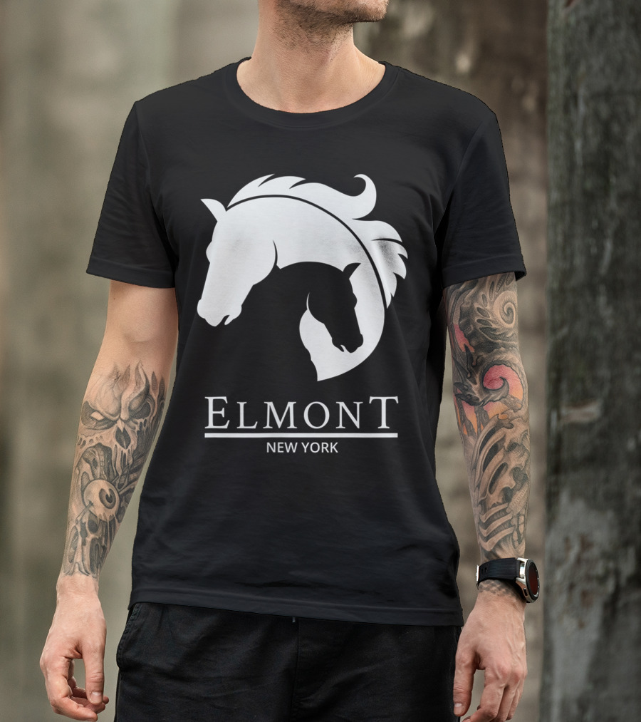 Elmont New York Horse Racing Fan Park Cool Belmont T-Shirt