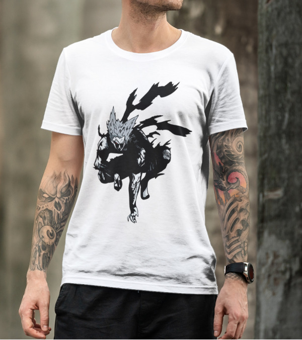 Garou Hero Hunter Dark Shadow Pose T-Shirt