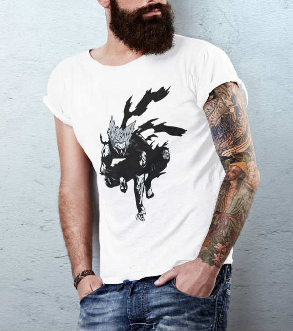 Garou Hero Hunter Dark Shadow Pose T-Shirt