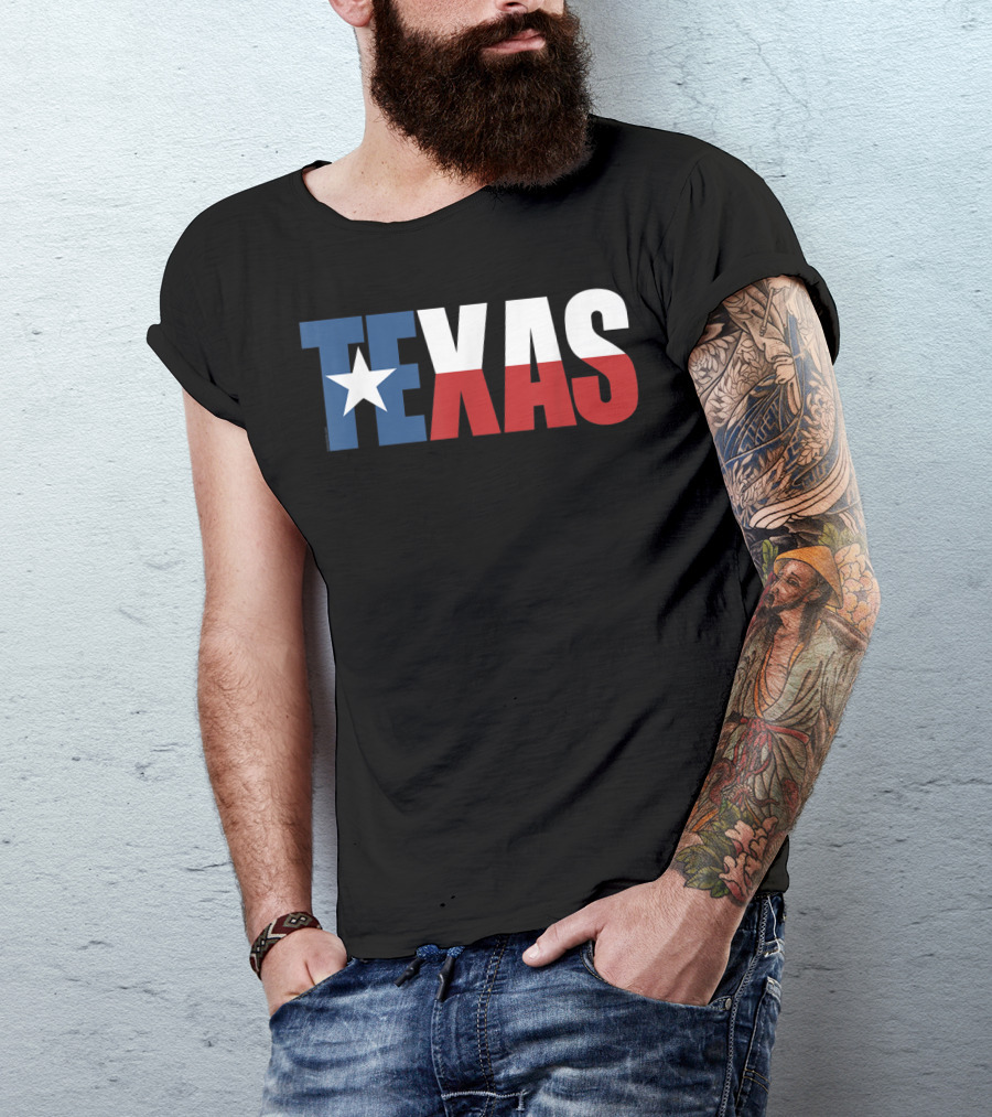 Texas Flag Women Men Kids Texas State Pride T-Shirt