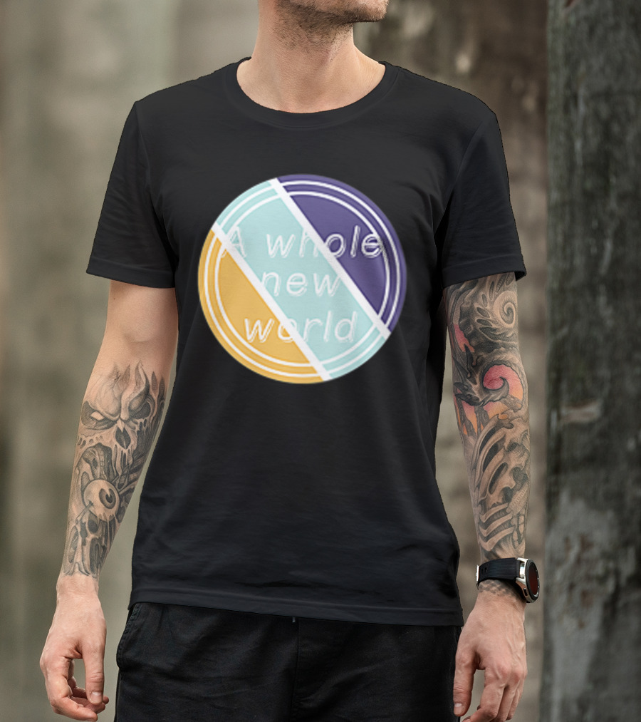 A Whole New World Circular Pastel T-Shirt