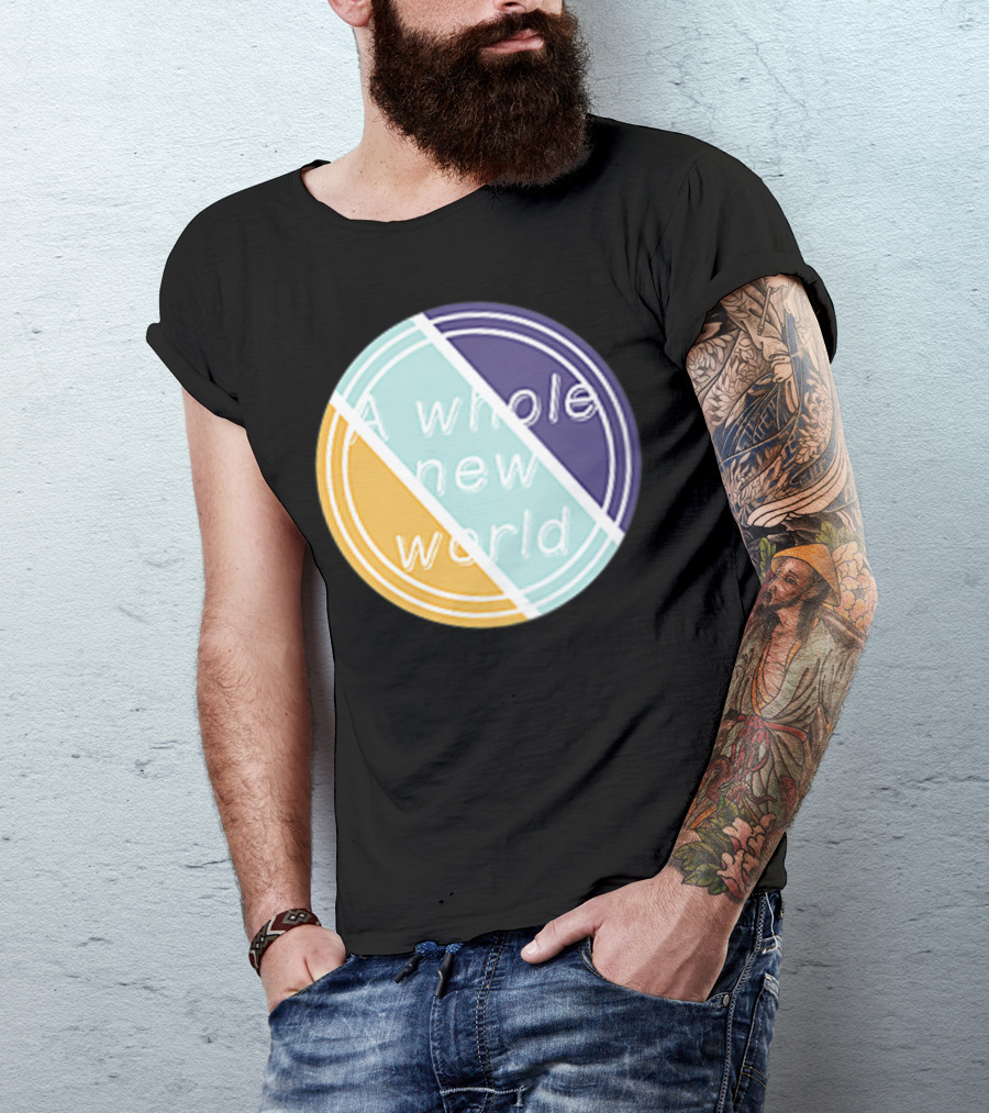 A Whole New World Circular Pastel T-Shirt
