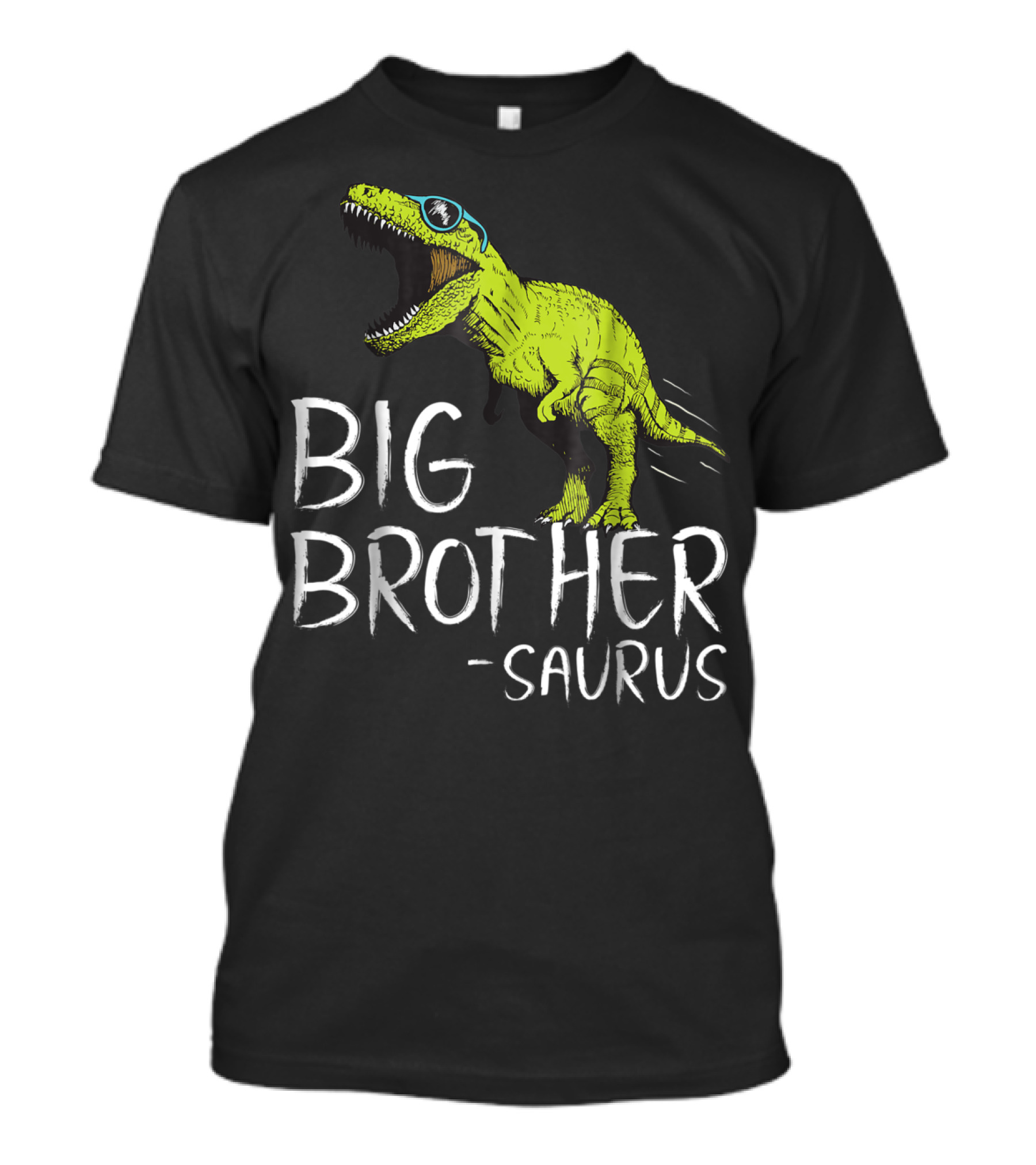 Big Brother Saurus Dinosaur With Sunglasses T-Shirt