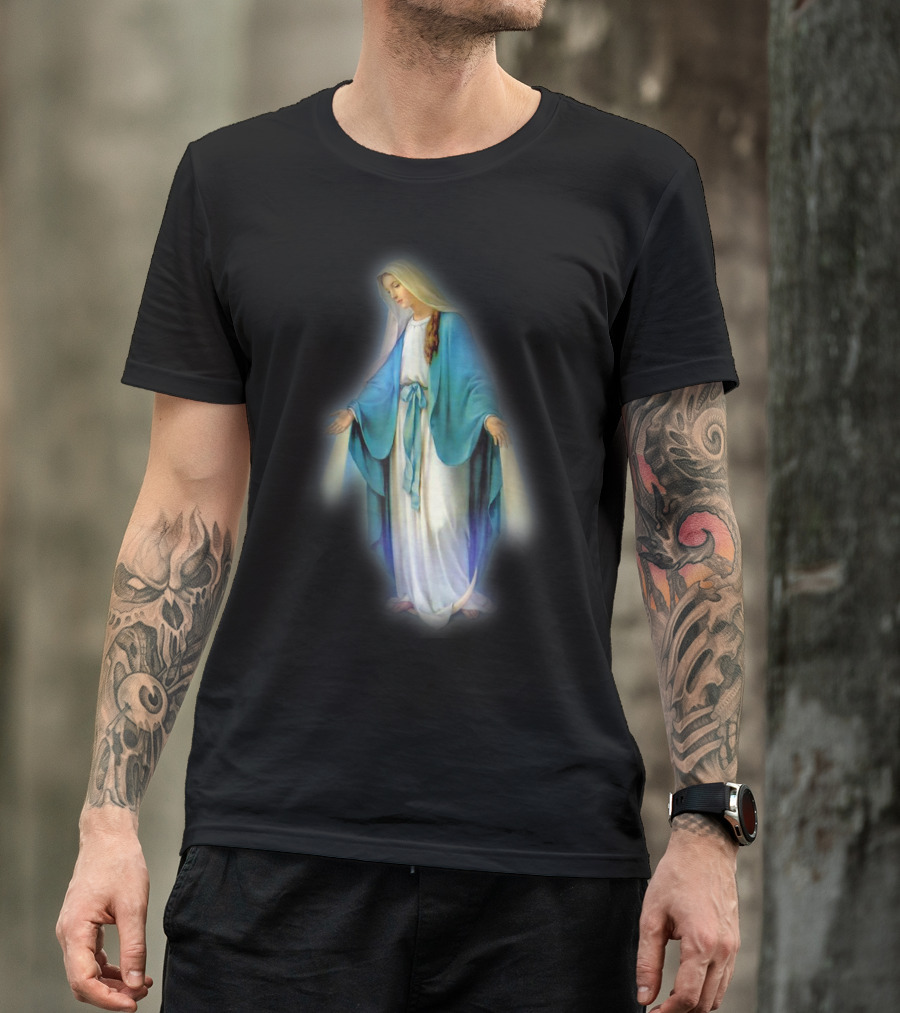 Catholic Blessed Mother Mary Iconic T-Shirt
