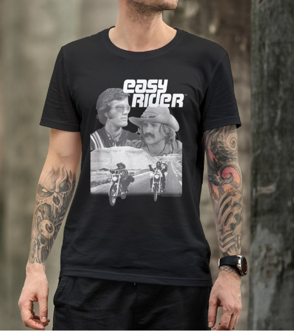 Easy Rider Fonda Hopper Motorcycles Road Adventure T-Shirt