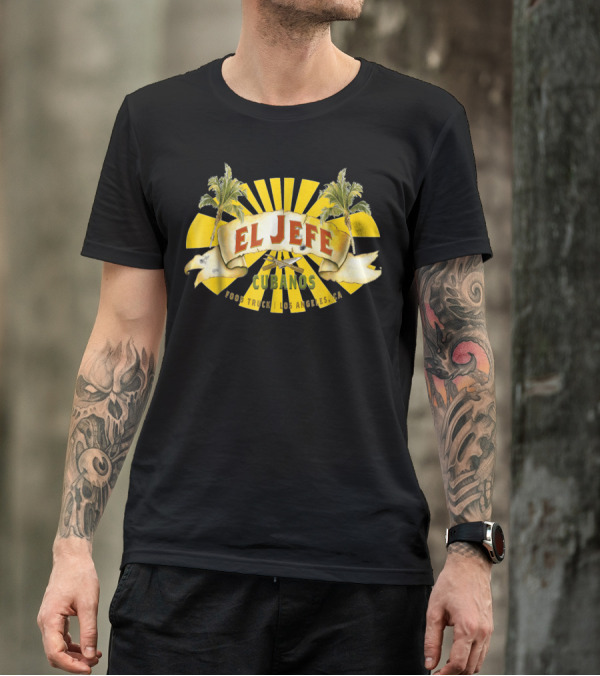El Jefe Cubanos Food Truck Los Angeles CA T-Shirt