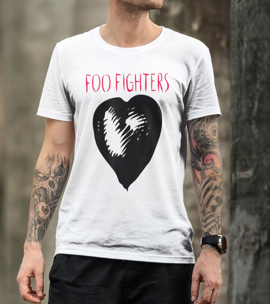 Foo Fighters One By One Black Heart T-Shirt