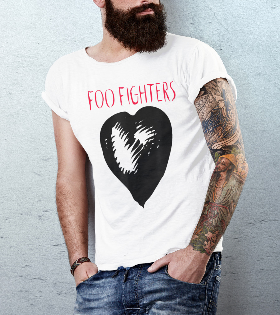 Foo Fighters One By One Black Heart T-Shirt