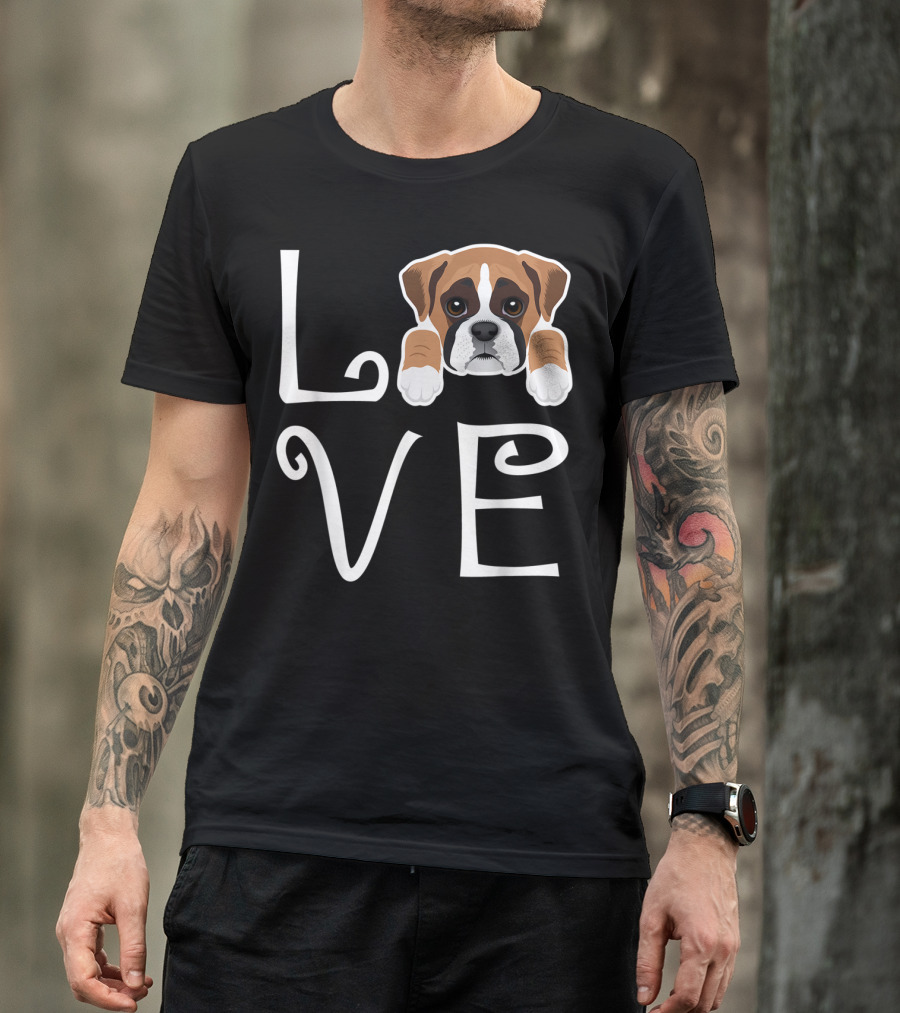 Boxer Love Dog Owner Puppy T-Shirt