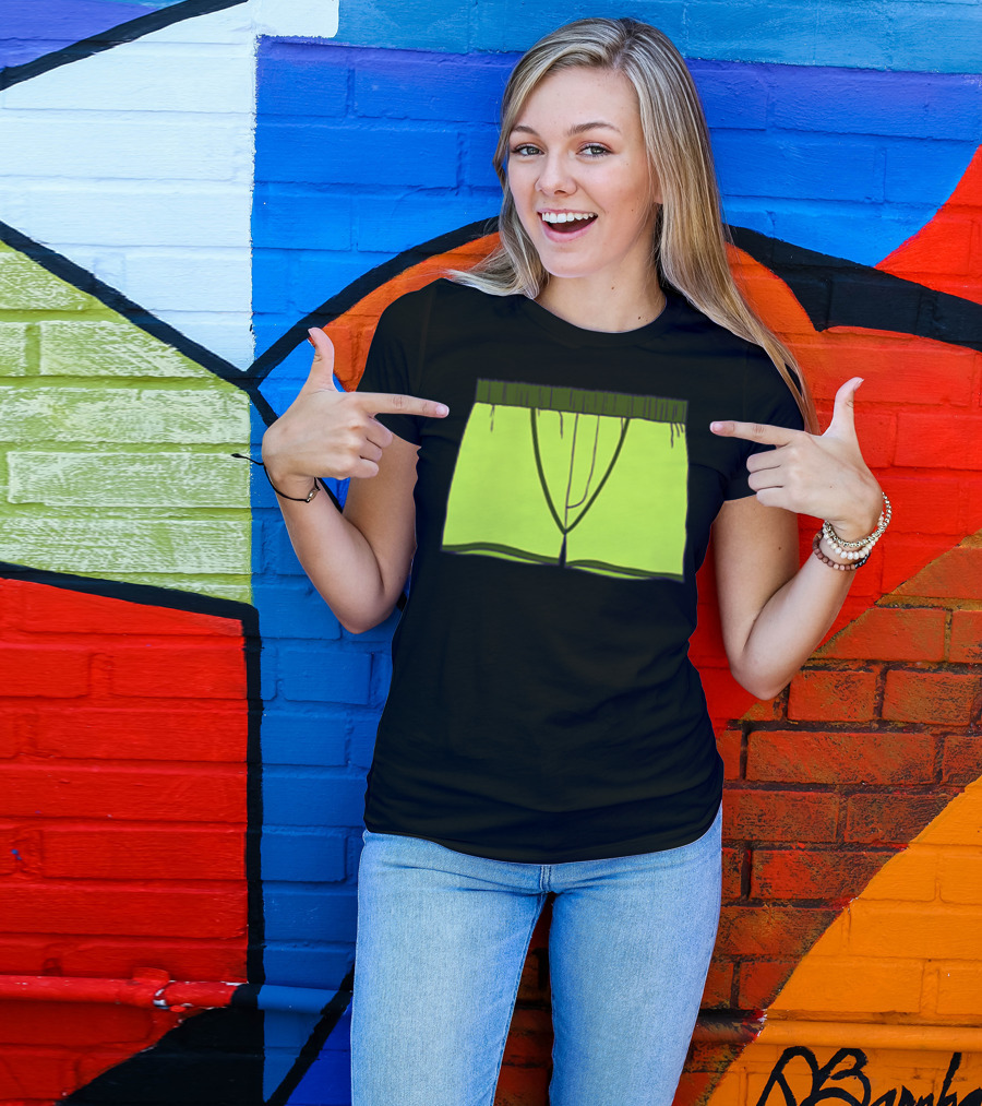Shane Dawson Sells His Boxer Shorts Pocket Neon Yellow T-Shirt