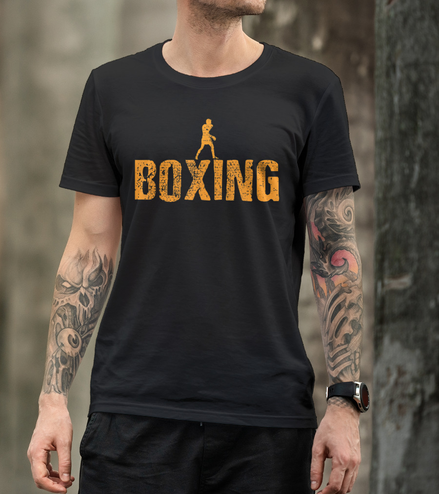 Boxing Vintage Boxer Workout Club T-Shirt