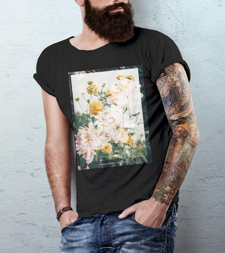 Aesthetic Floral Nathan Kawanishi Streetwear Fashion Grap T-Shirt