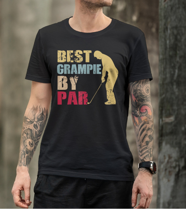 Best Grampie By Par Golf Vintage T-Shirt