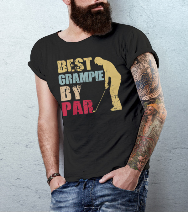 Best Grampie By Par Golf Vintage T-Shirt