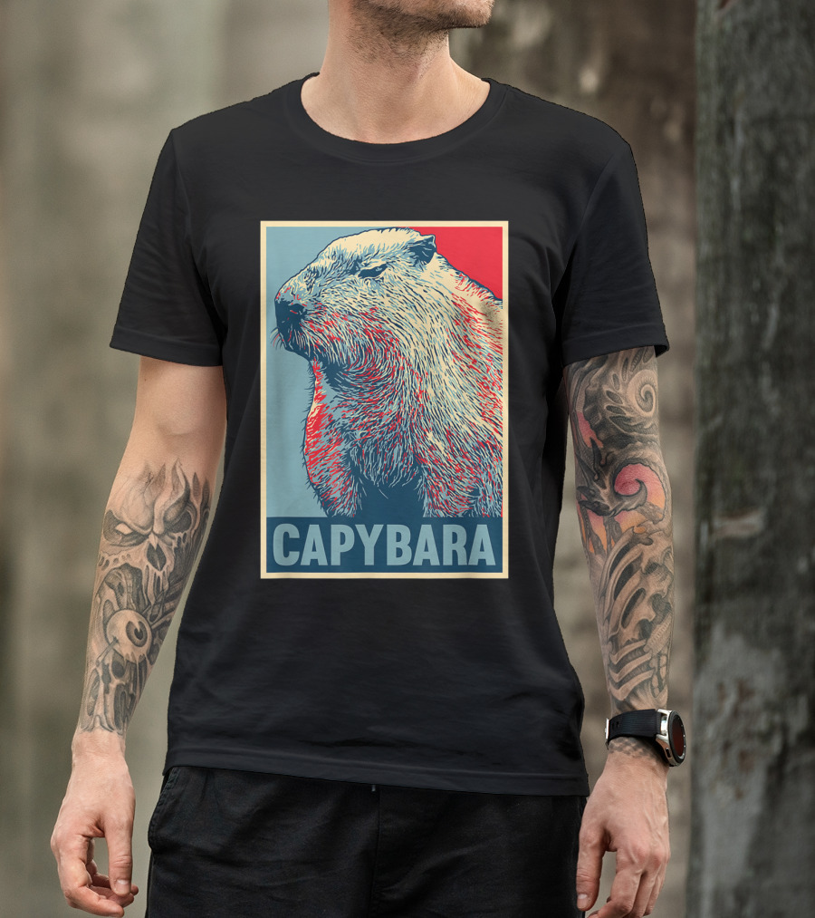 Capybara Funny Vegan Animal Lovers T-Shirt