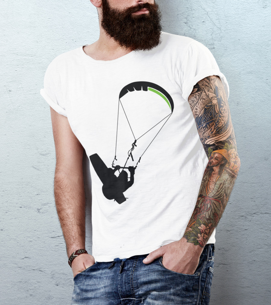 Cool Kitesurfing I Kitesurf Silhouette Adventure T-Shirt