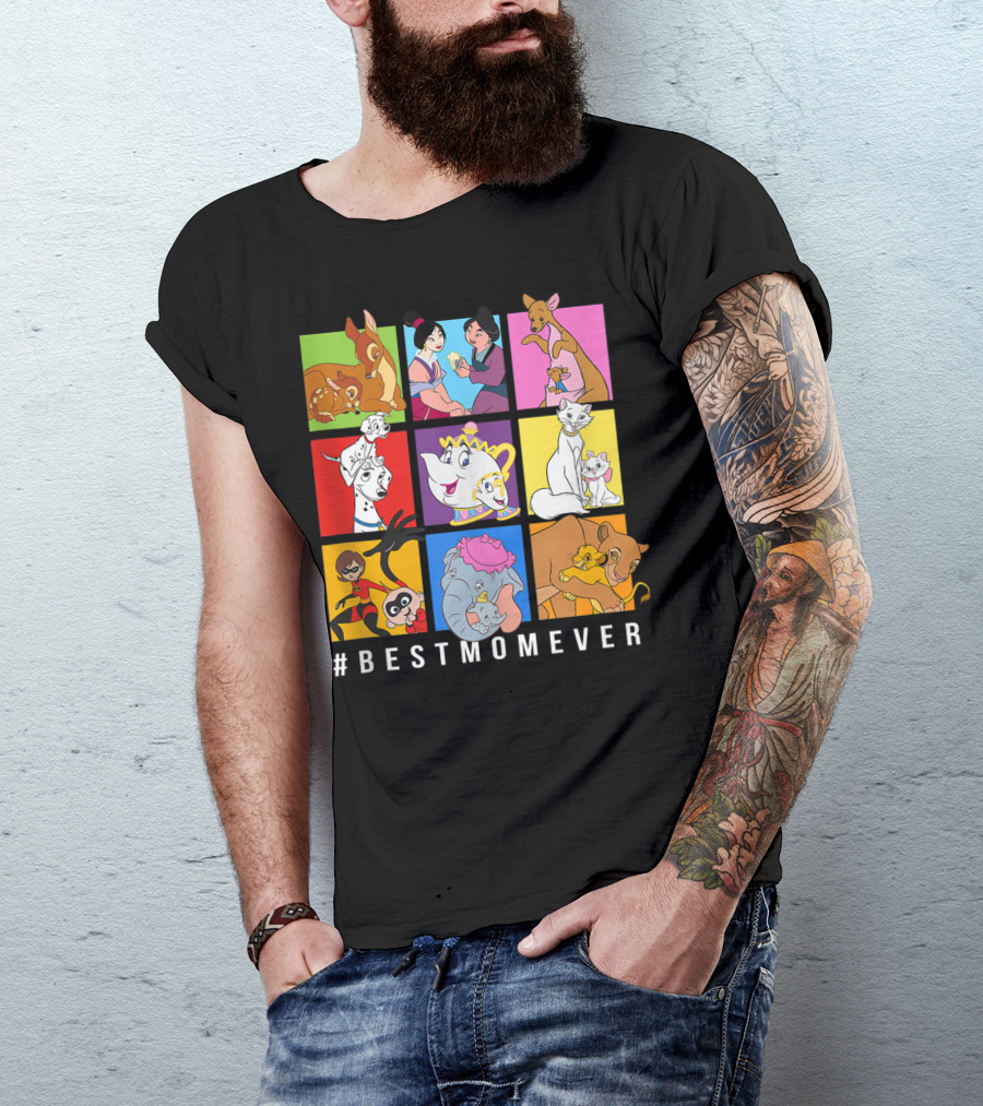 Disney Mother's Day Tank Top #BestMomEver Featuring Dumbo Mulan Bambi Lion King Aristocats T-Shirt