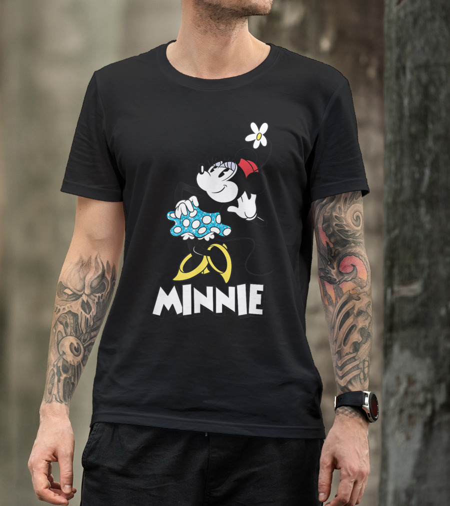 Disney Minnie Mouse Polka Dot Dress With Daisy Flower T-Shirt