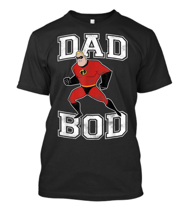 Disney Pixar Incredibles Dad Bod Mr Incredible T-Shirt