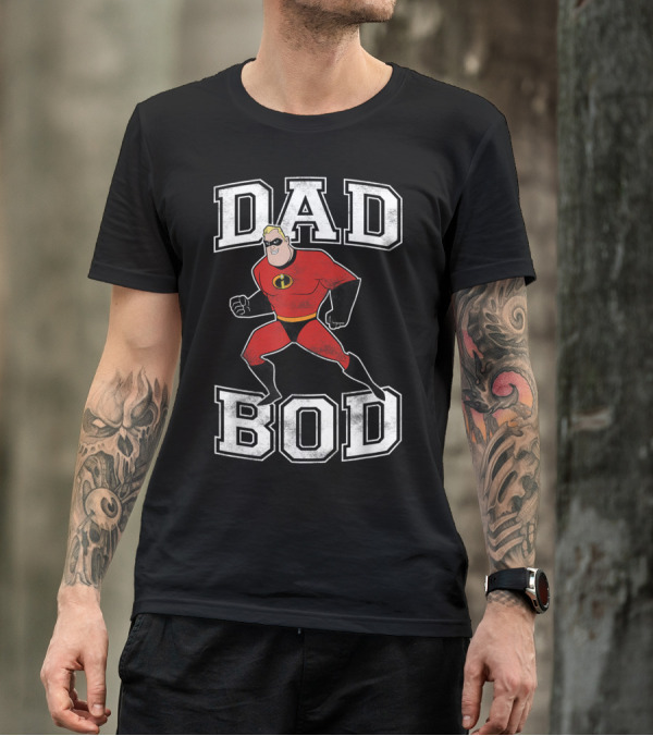 Disney Pixar Incredibles Dad Bod Mr Incredible T-Shirt