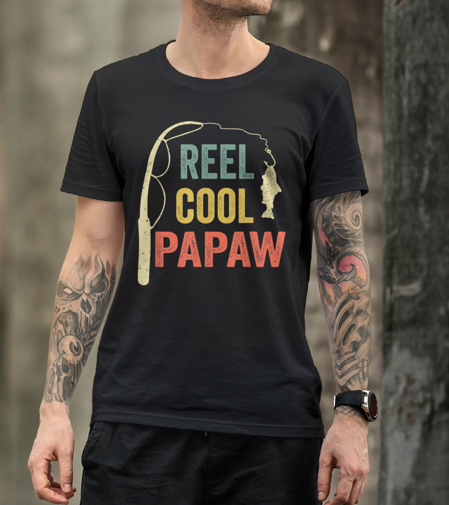 Reel Cool Papaw Fishing T-Shirt