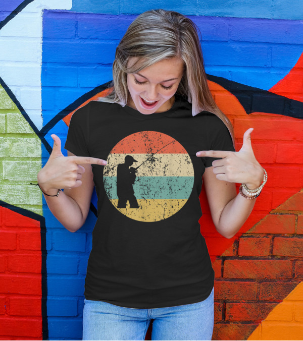 Vintage Fisherman Retro Fishing T-Shirt