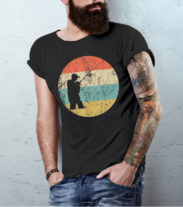 Vintage Fisherman Retro Fishing T-Shirt