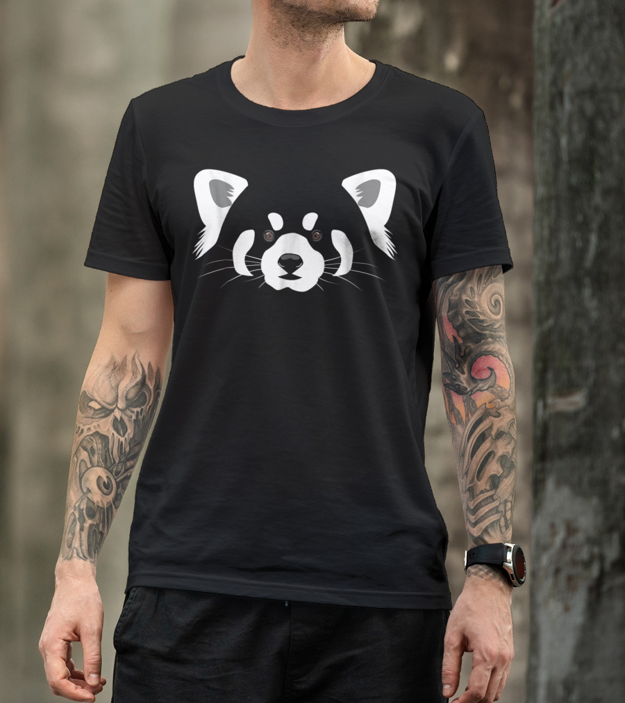Red Panda Face T-Shirt