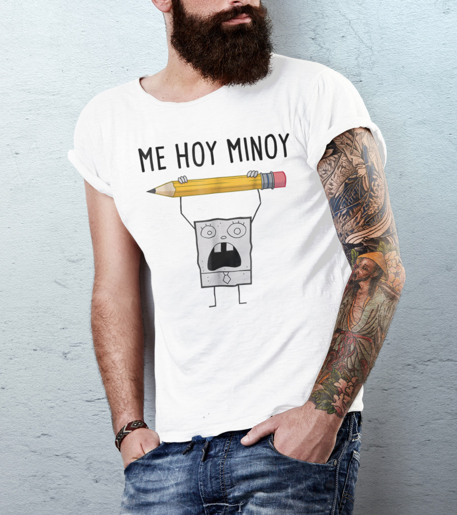 Spongebob Squarepants Doodlebob Me Hoy Minoy Pencil T-Shirt