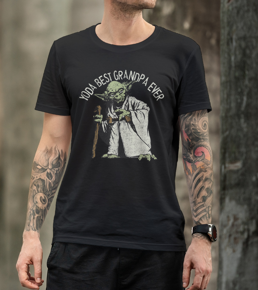 Star Wars Yoda Best Grandpa Ever T-Shirt