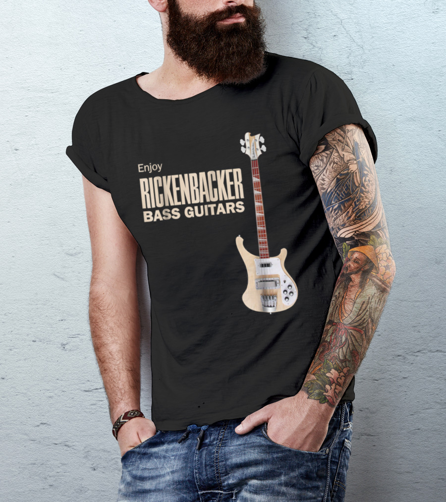 Enjoy Rickenbacker Bass Guitars T-Shirt