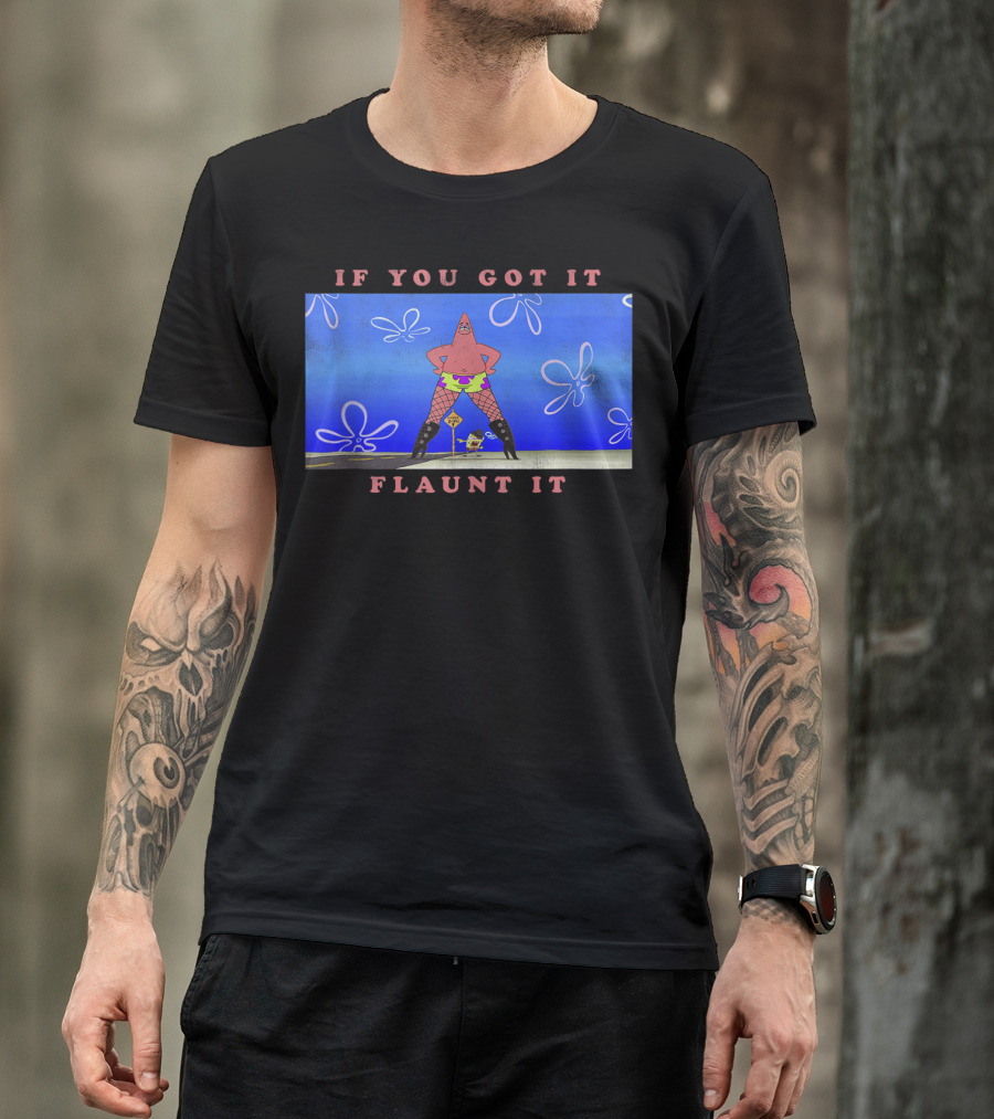 SpongeBob SquarePants Patrick Starfishnets If You Got It Flaunt It Tank T-Shirt