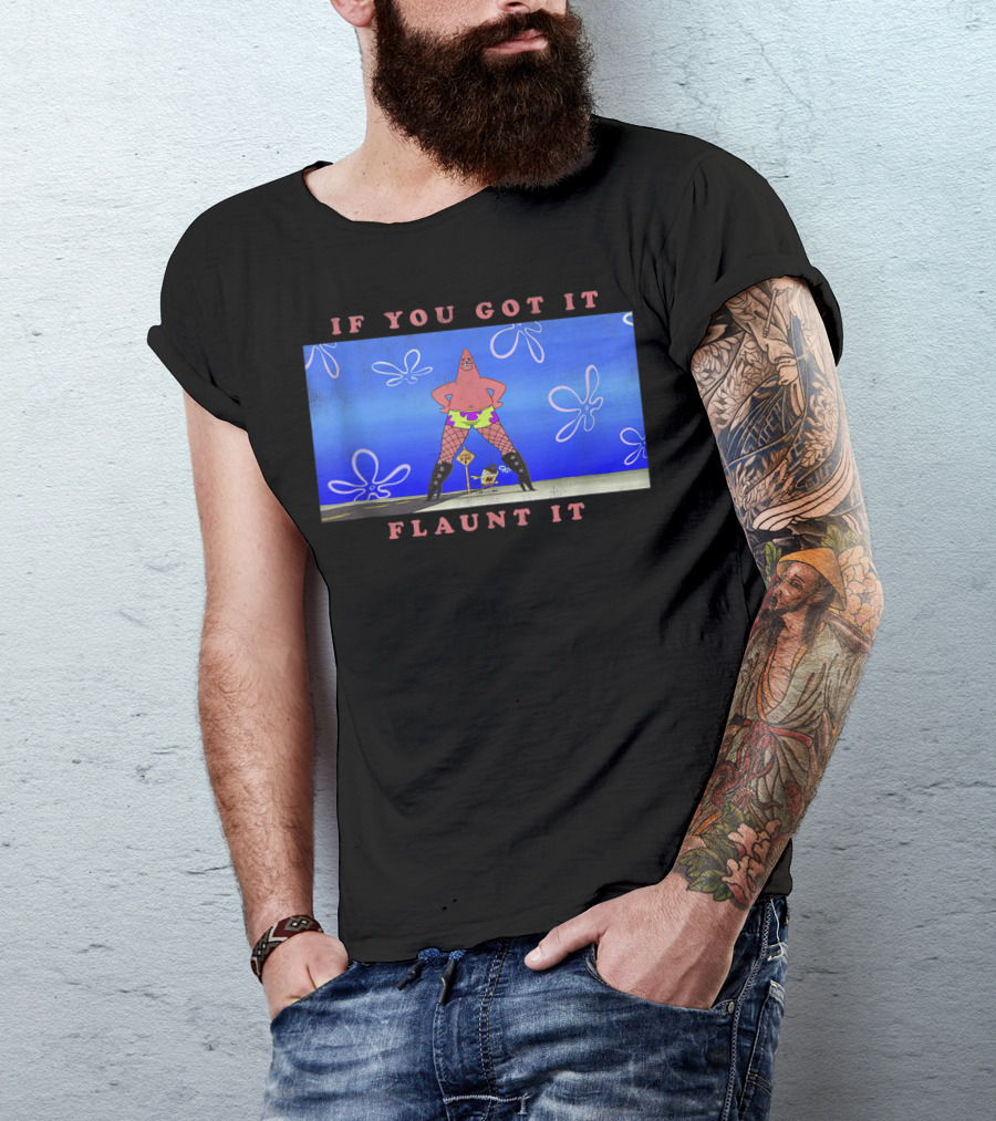 SpongeBob SquarePants Patrick Starfishnets If You Got It Flaunt It Tank T-Shirt