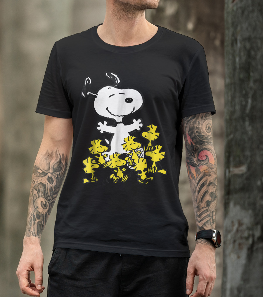 Peanuts Snoopy And Woodstock Chick Party T-Shirt