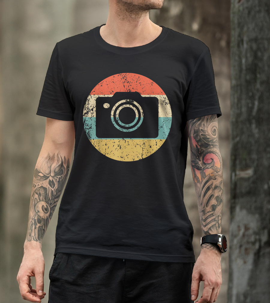 Vintage Camera Retro Photography T-Shirt