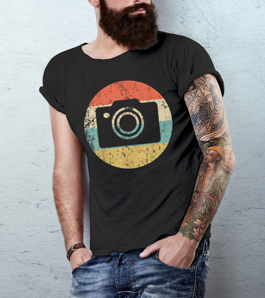 Vintage Camera Retro Photography T-Shirt