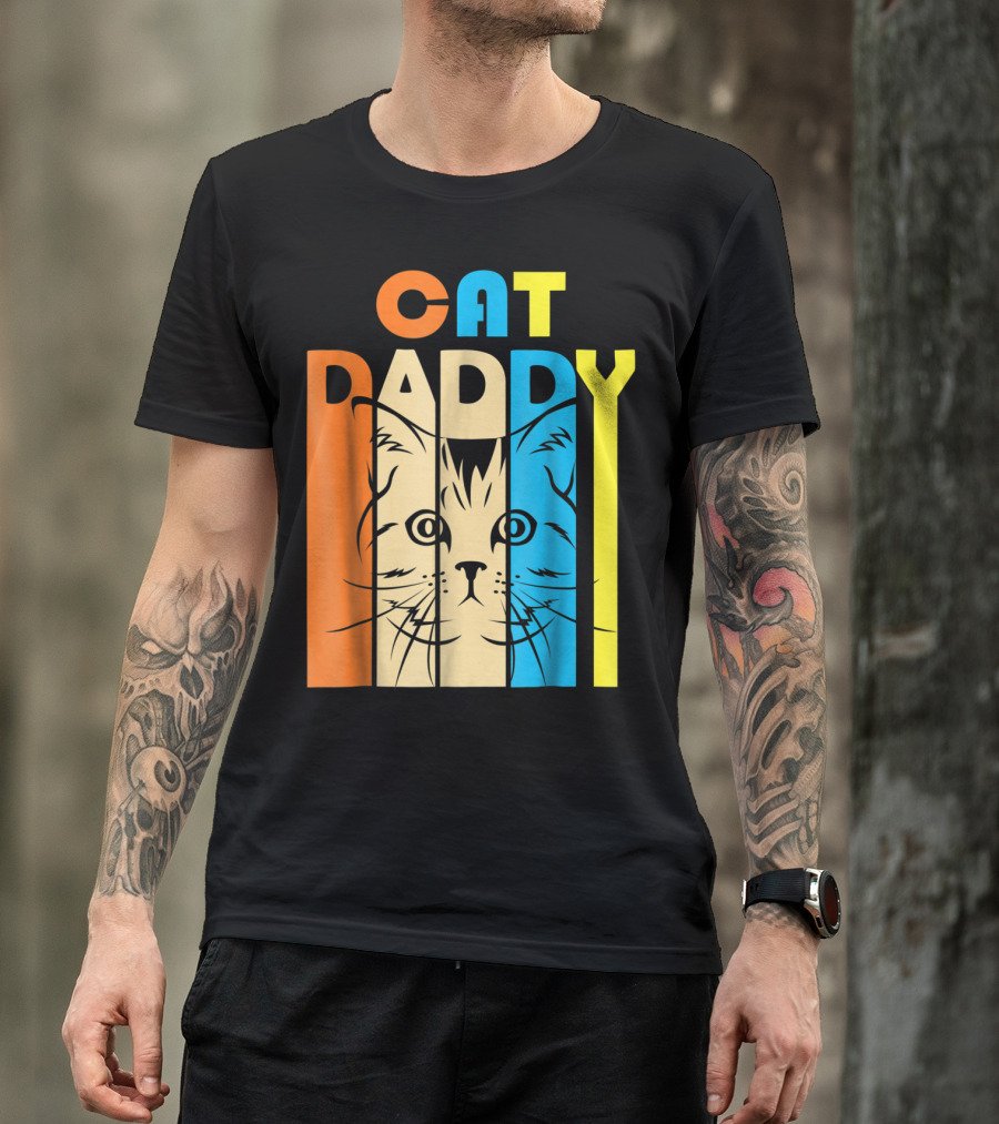 CAT DADDY Retro Vintage T-Shirt