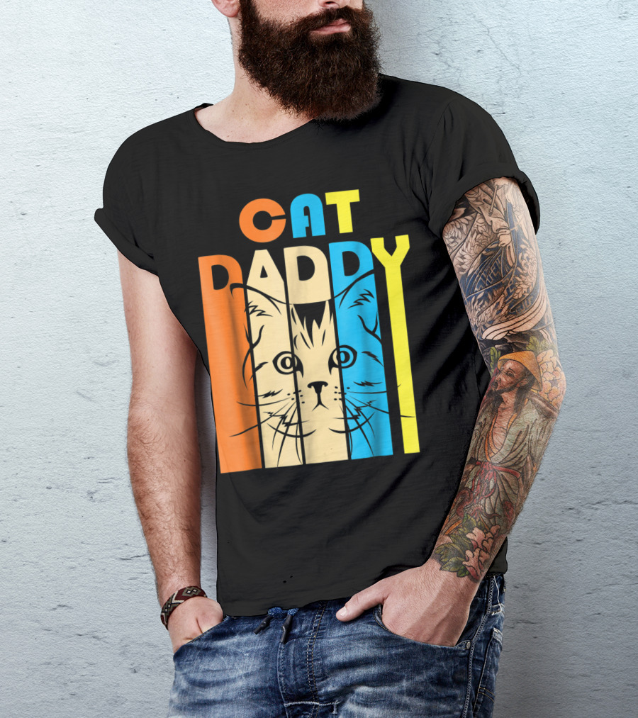 CAT DADDY Retro Vintage T-Shirt