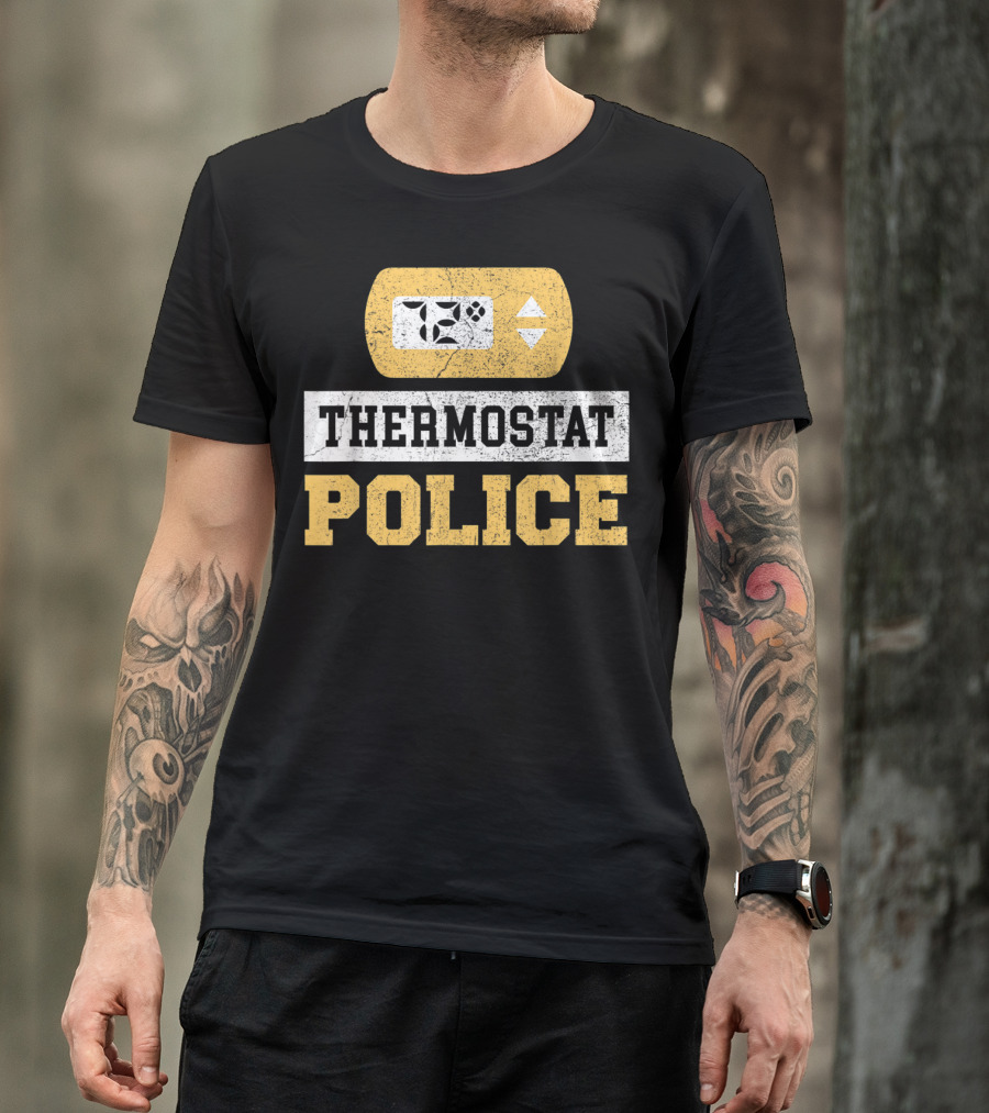 Thermostat Police 72 Degrees Control Unit T-Shirt
