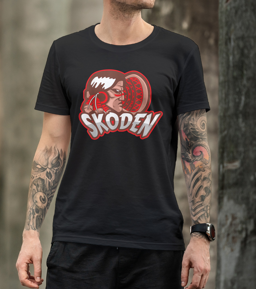 Skoden Stickball Lacrosse Let's Go Then Native American Inspired T-Shirt